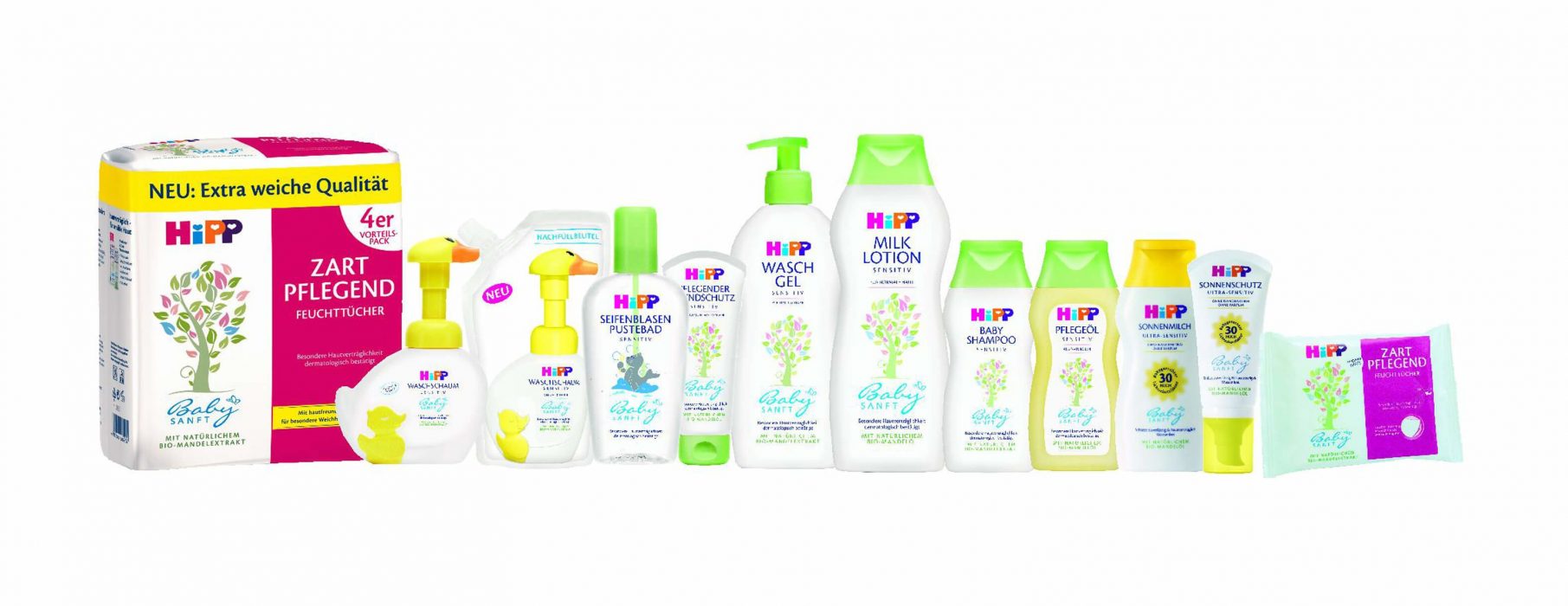 Hassas Ciltlere Özel HİPP Babysanft Serisi